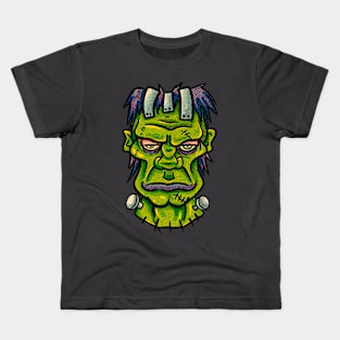 Frankenstein monster comic Kids T-Shirt